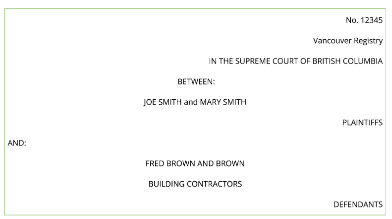 preparing your documents  for supreme court